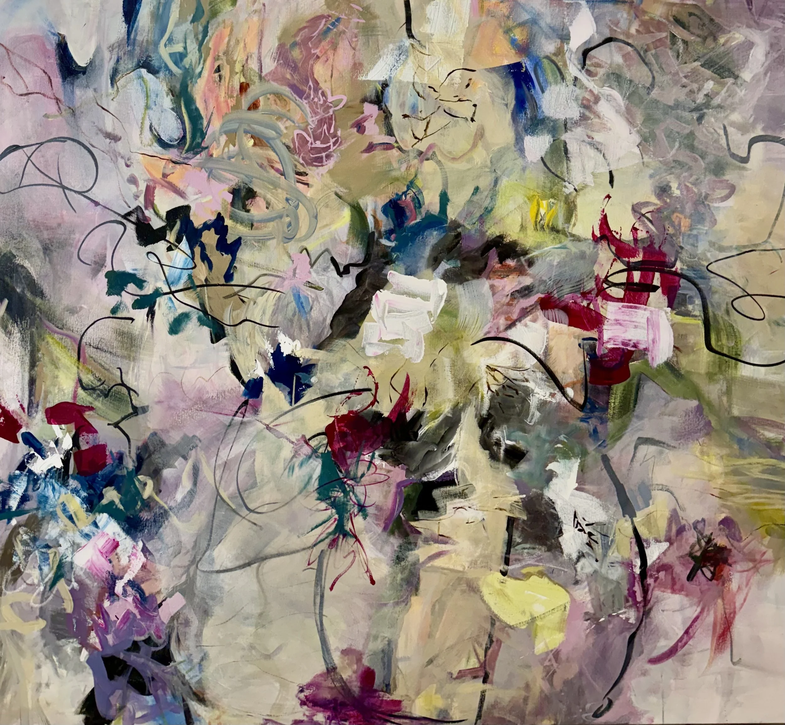 A Thousand Small Beginnings
58 in x 66 in 
Acrylic on Canvas