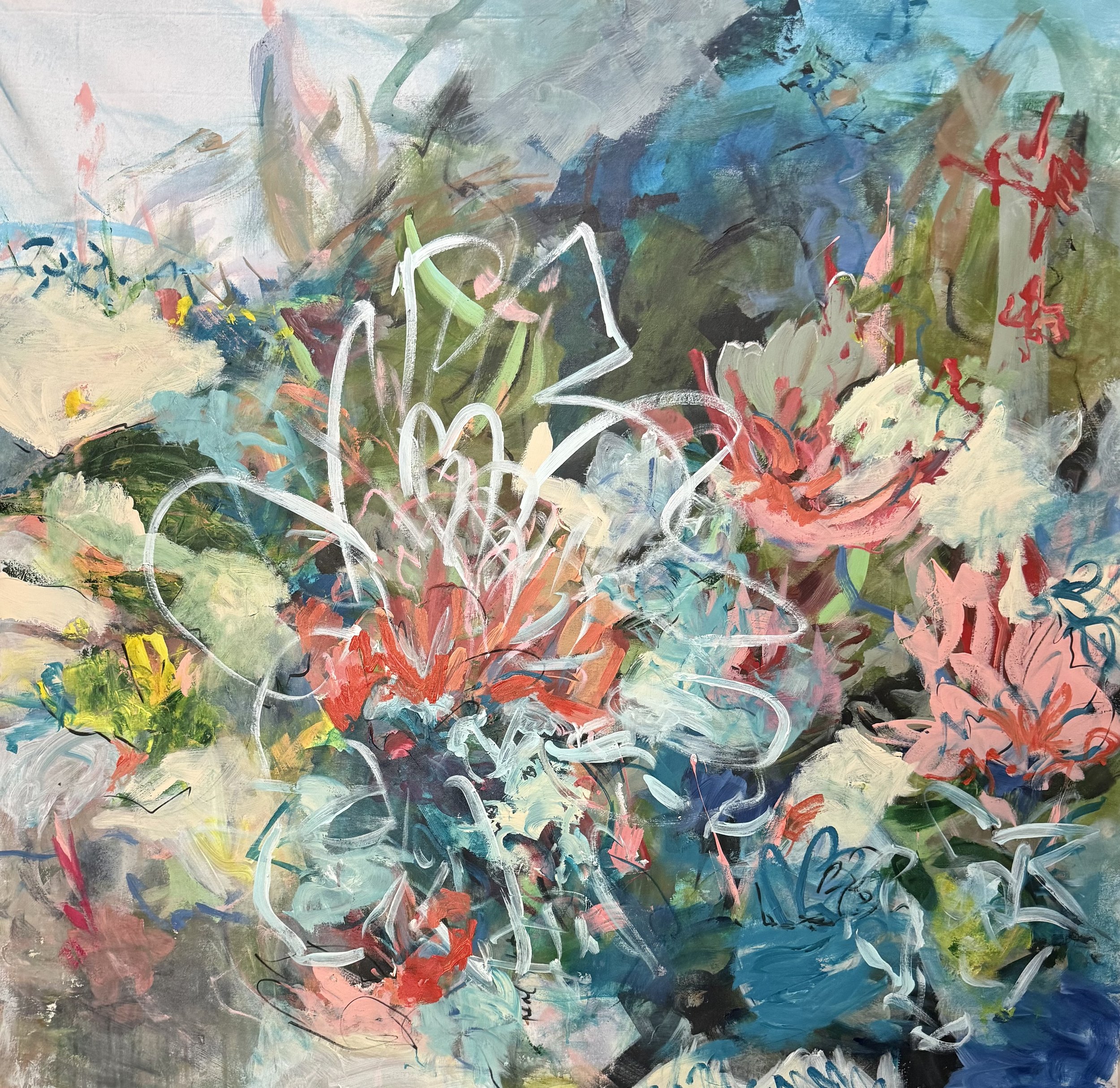 After The Rain
55 in x 56 in 
Acrylic on Canvas
