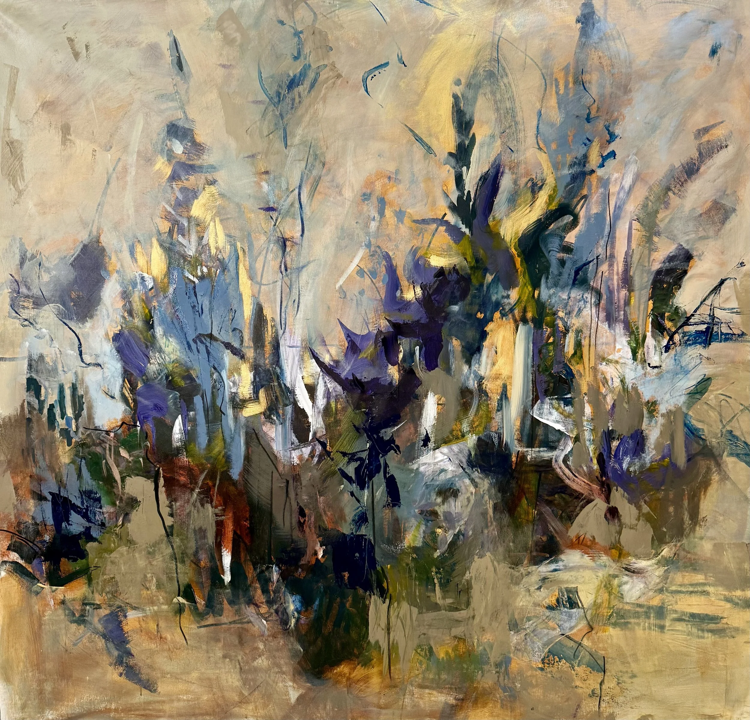 Wild Margin  
58 in 58 in 
Acrylic on Canvas