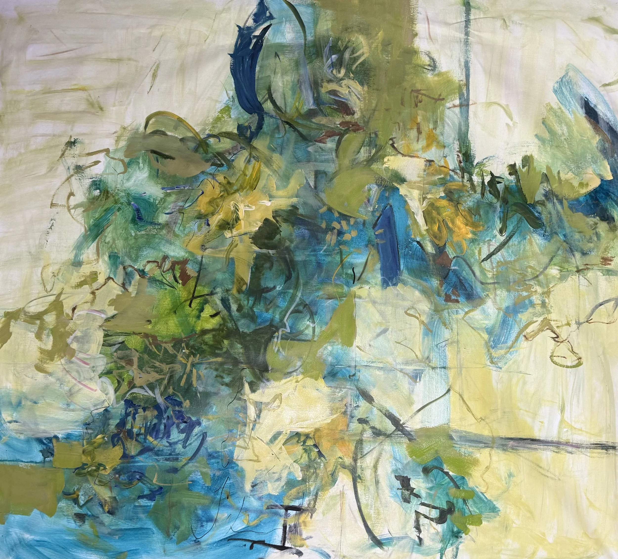 Wild Canopy
56 in x58in 
acrylic on Canvas