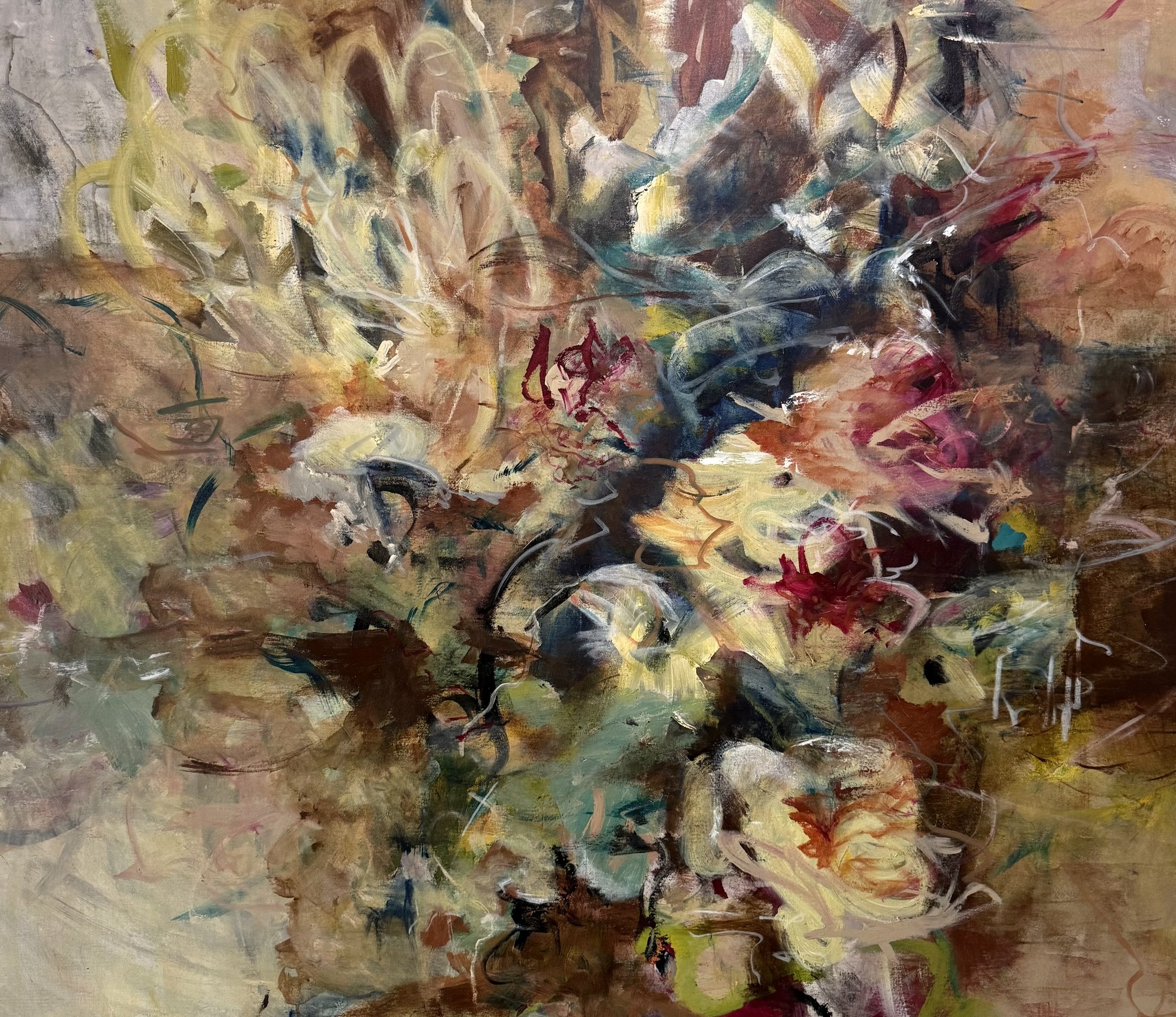 Earthen Bloom
58 x 60in
Acrylic on Canvas 
Sold