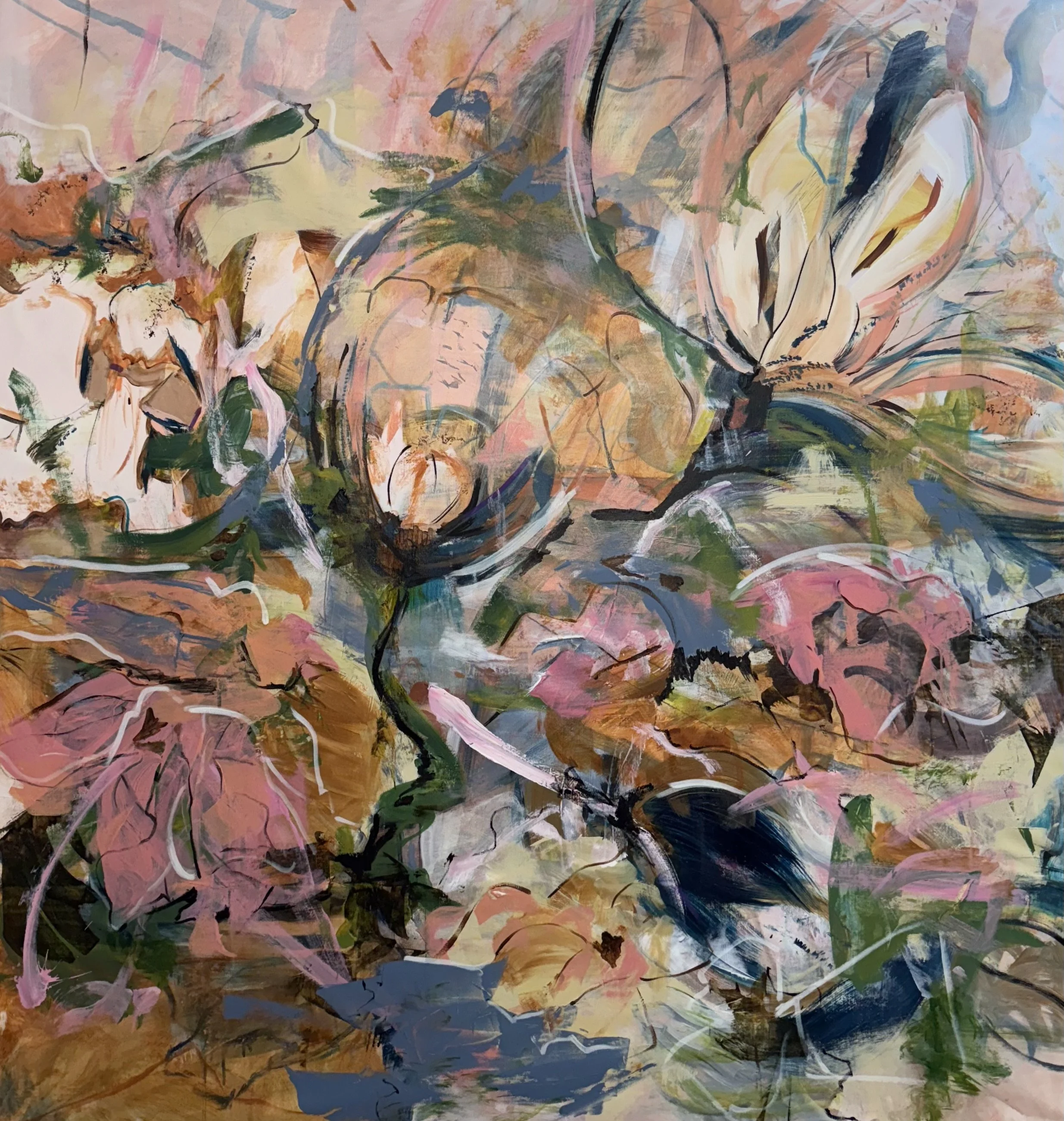 Faded 
50 x 52 in 
Acrylic on Canvas