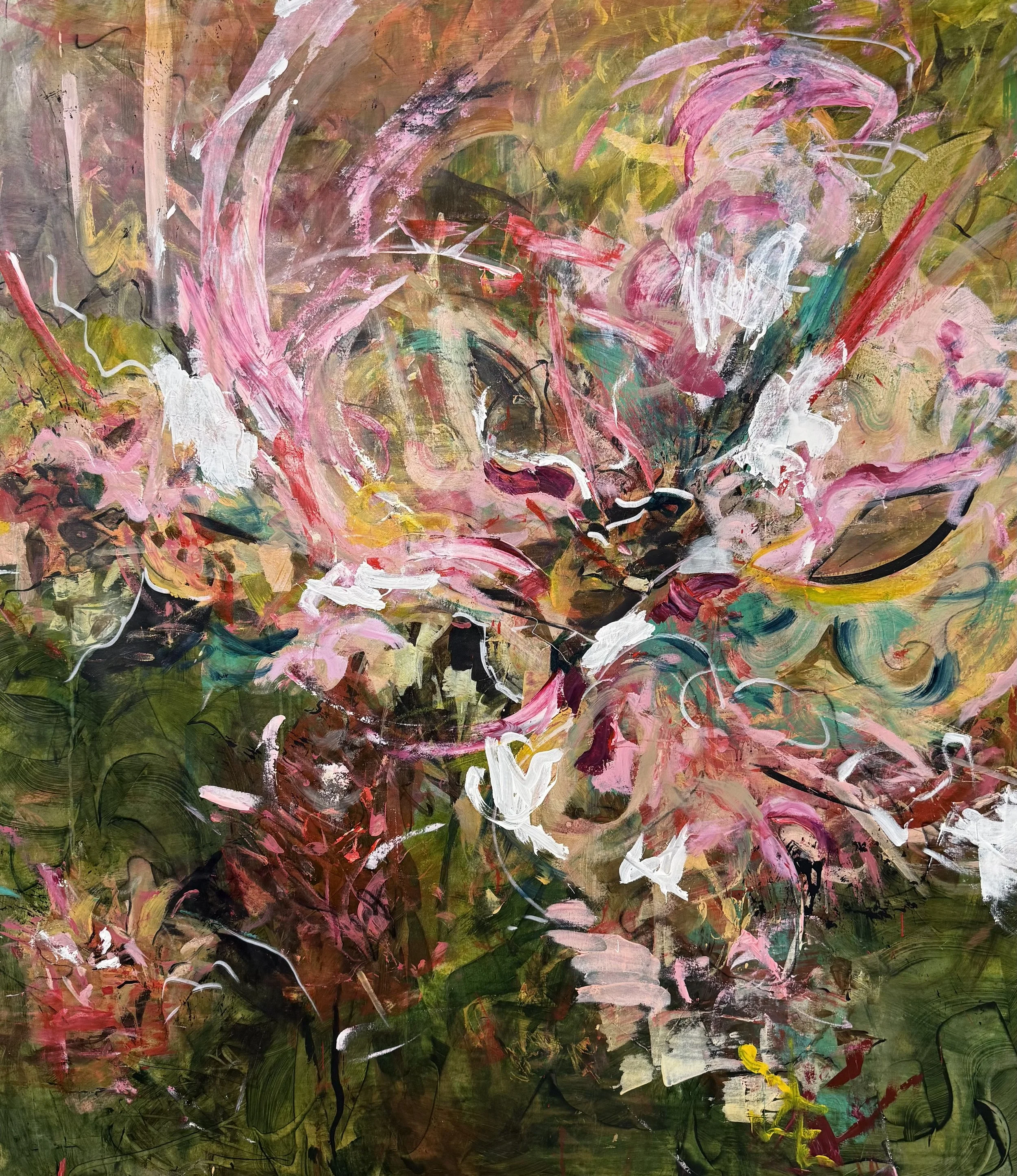 Show Up
58 in x 52 in 
Acrylic On Canvas