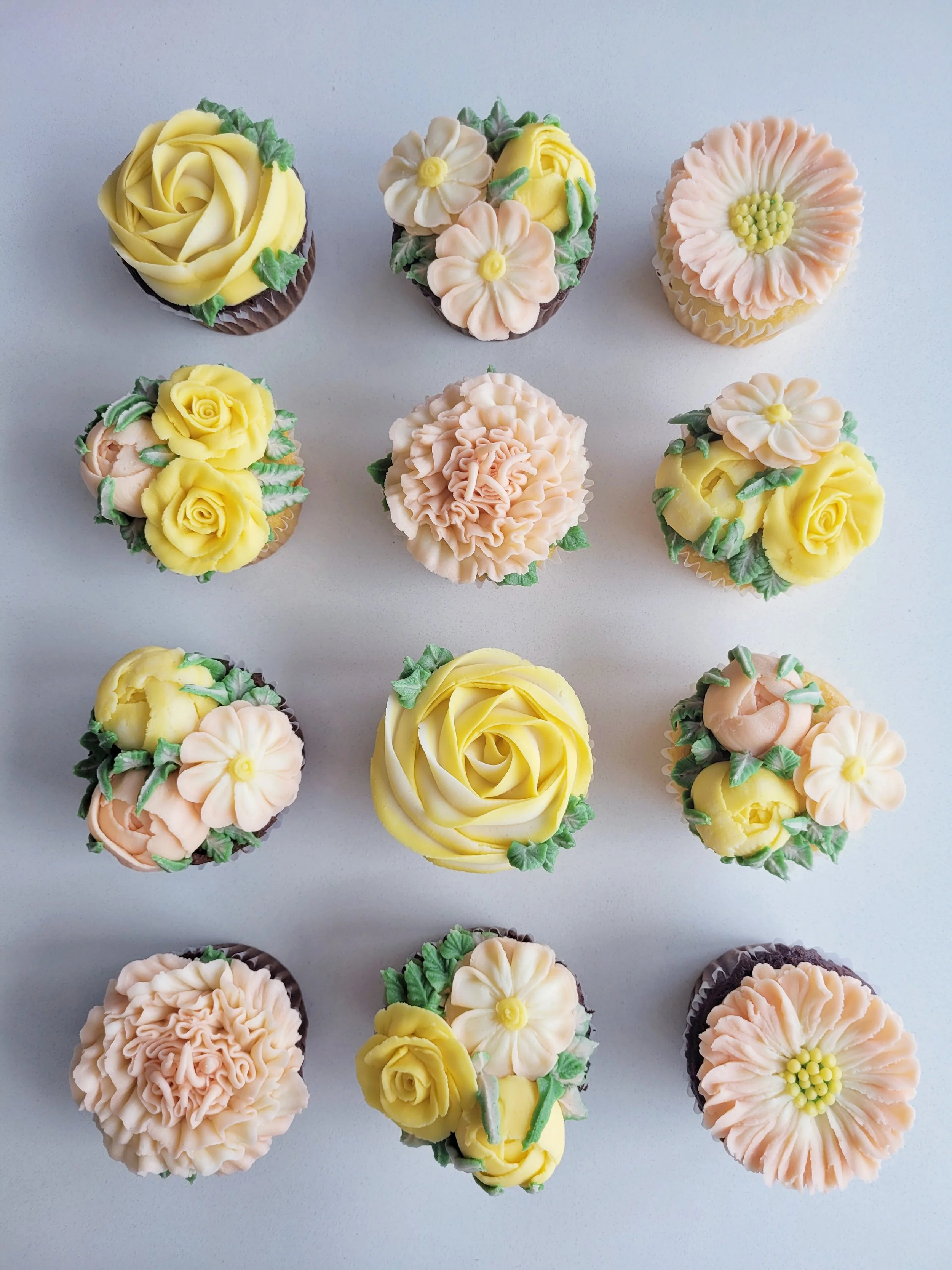 Buttercream cupcakes for Mother's day gift