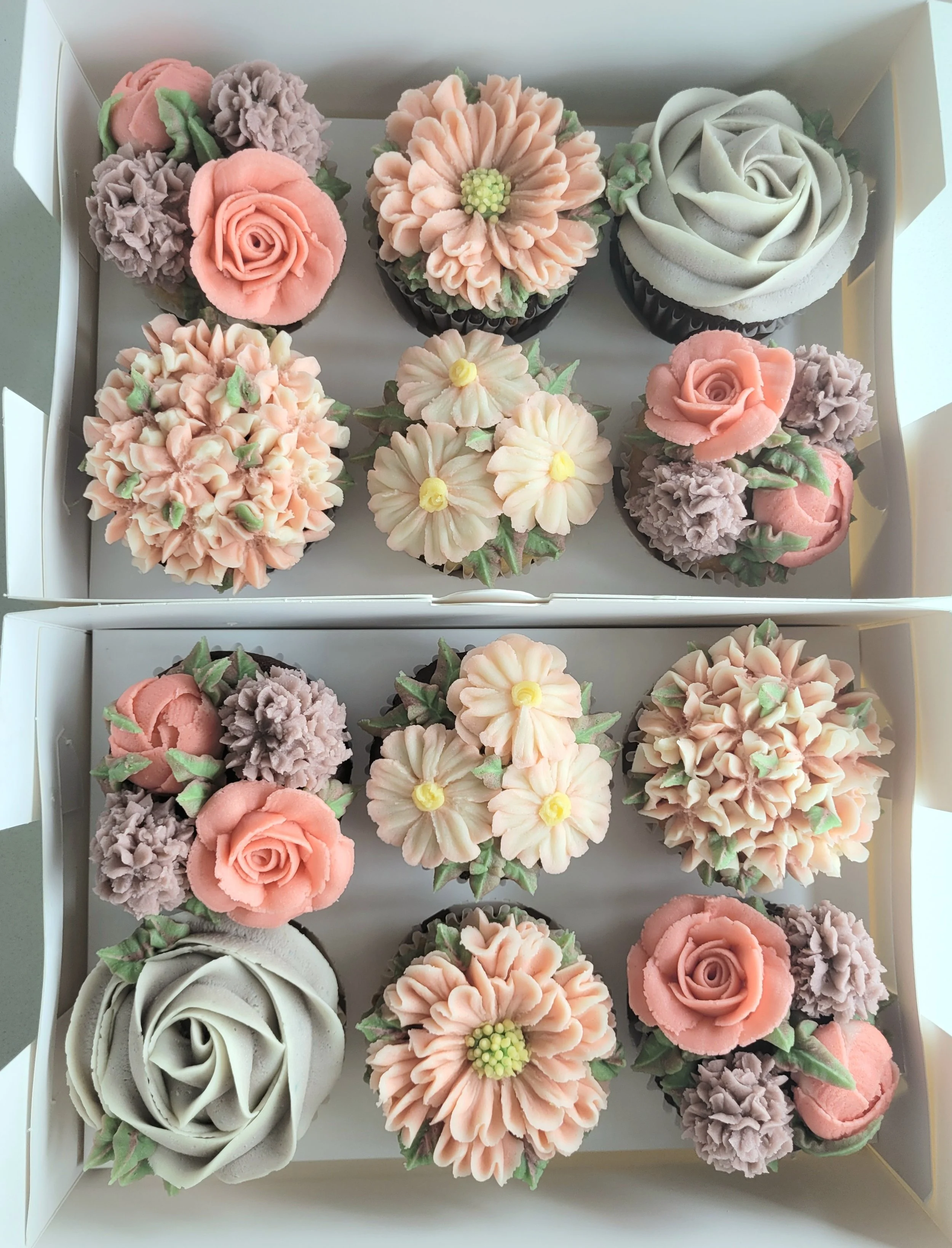 Mother's day floral cupcakes in Ottawa