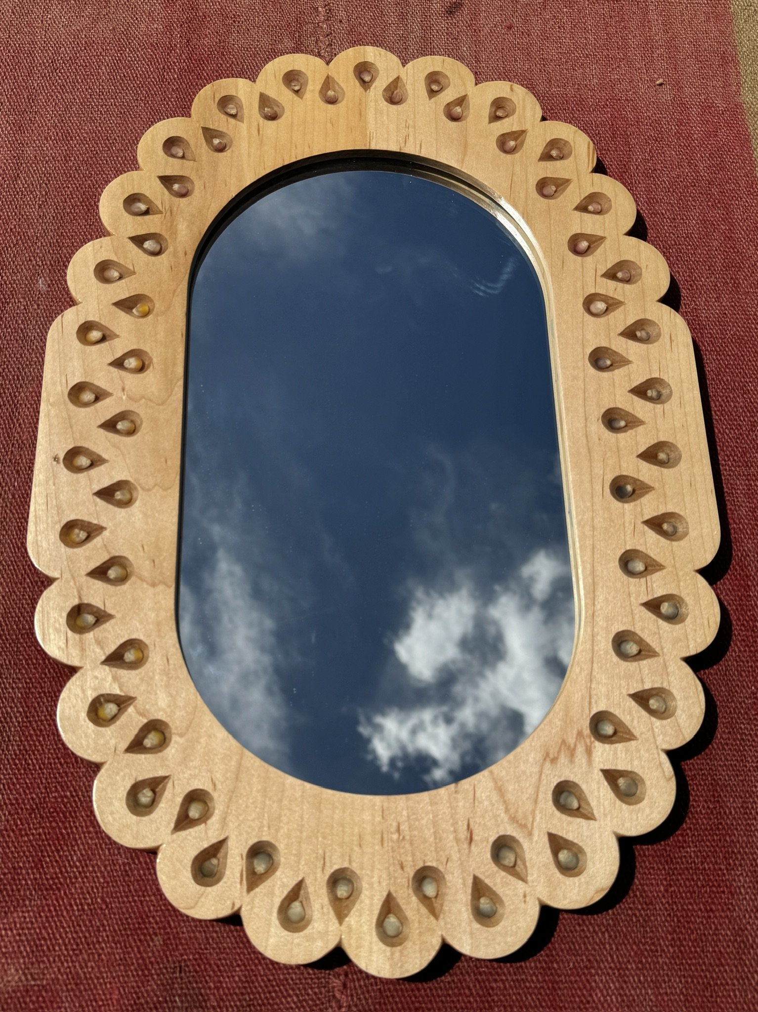 Rainbow Corn Mirror