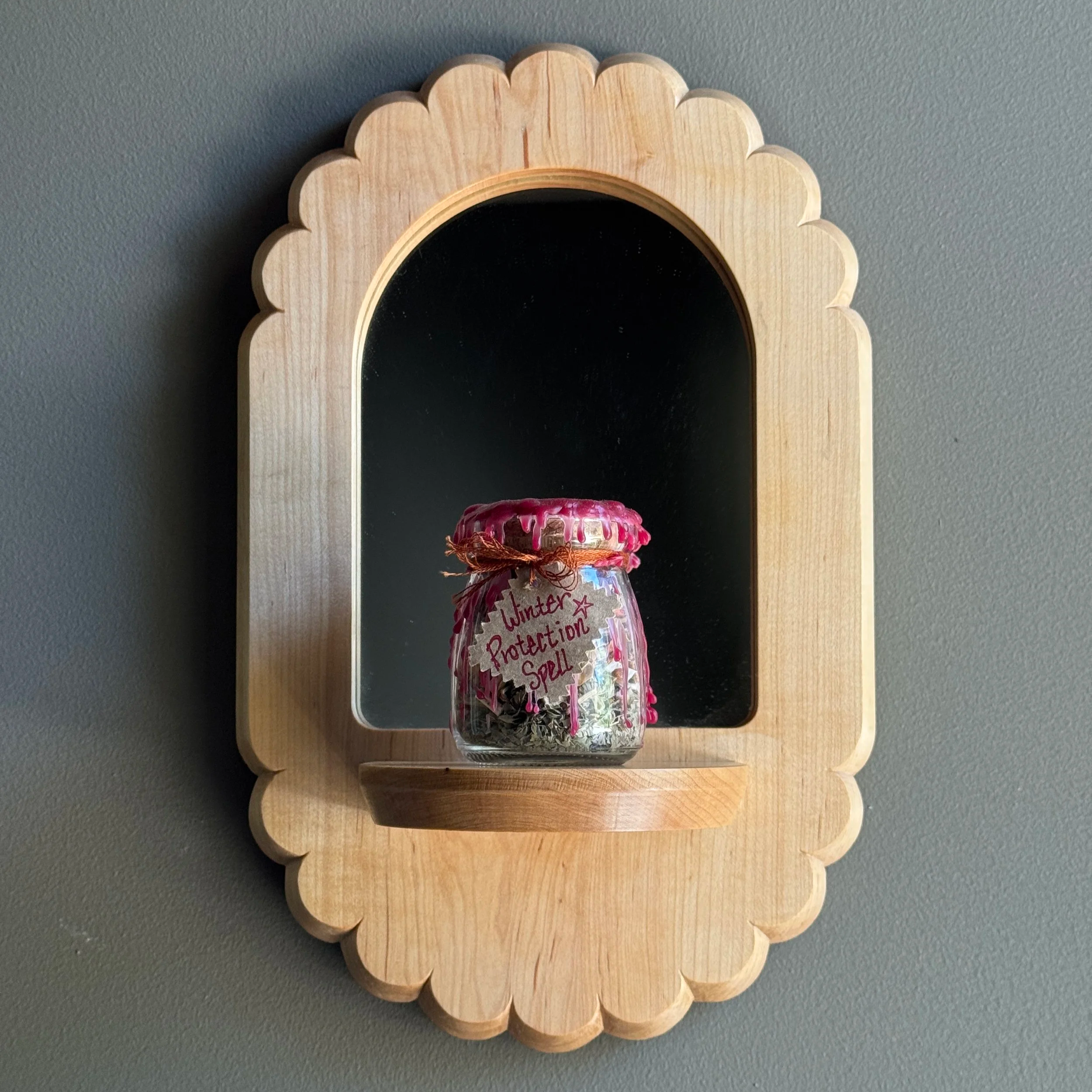 Maple Altar Mirror