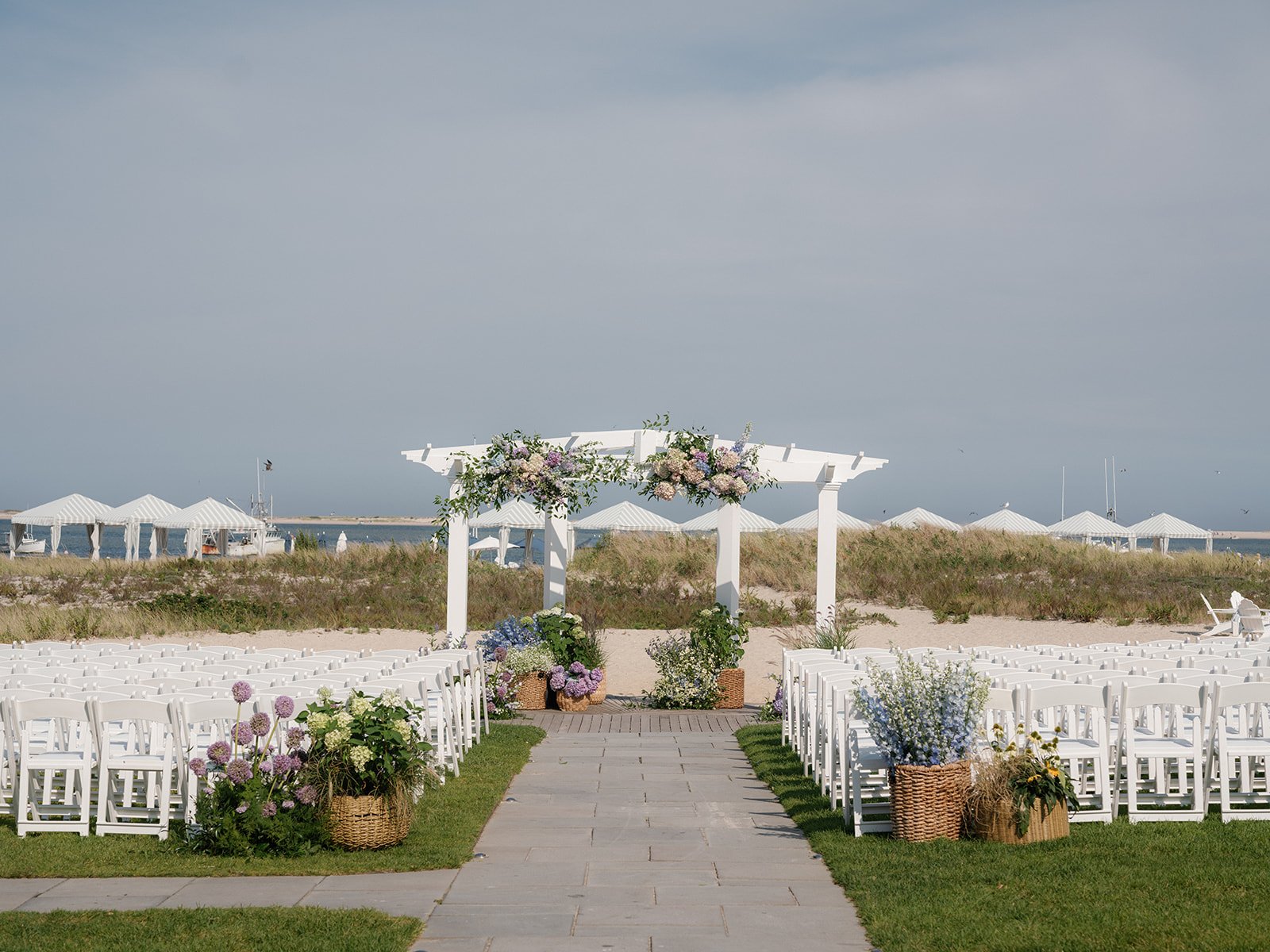 Ceremony Location for a Destination Wedding at Chatham Bars Inn on Cape Cod Planned by Faith Ferguson Productions