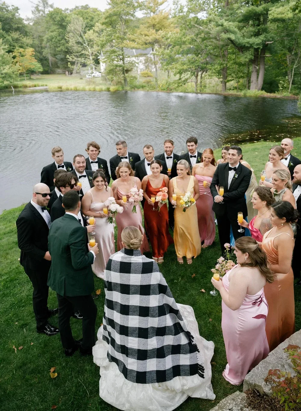 Bridal Party at a Luxury Destination Wedding Planned by Faith Ferguson Productions