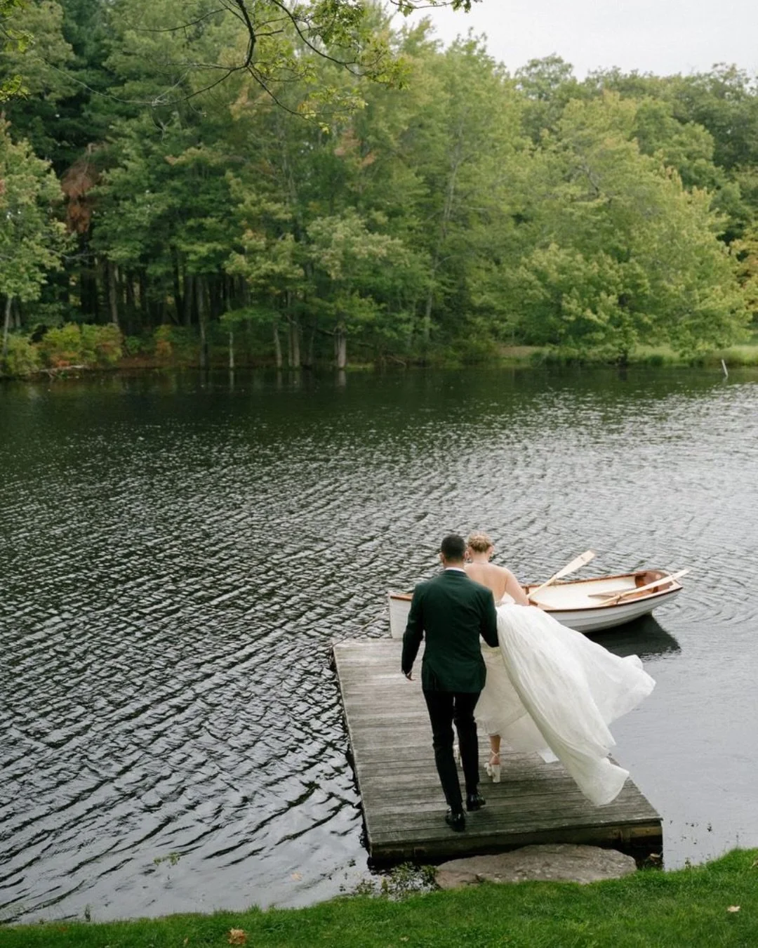 My favorite weddings usually break one rule. 

Sometimes, the first kiss doesn&rsquo;t wait for the ceremony. No aisle. No audience. No waiting for the &ldquo;you may now kiss&rdquo; moment.

For K + M, their first look turned into their first kiss, 