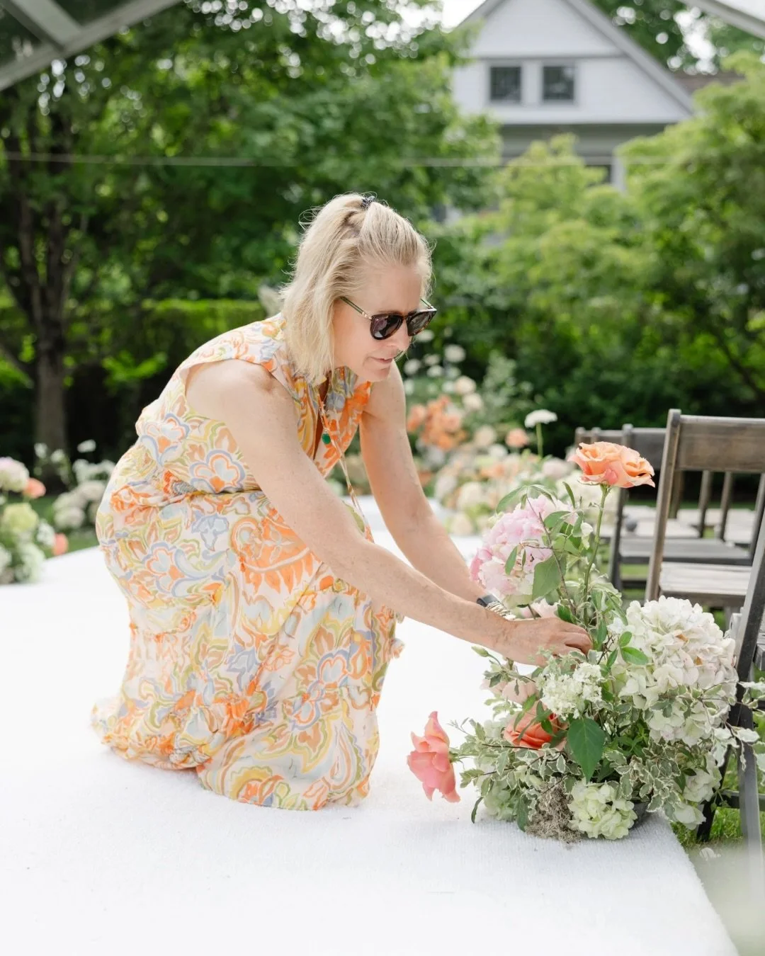 I&rsquo;m always looking at the little things, even in those final moments before a ceremony begins. At R+R&rsquo;s wedding, that meant taking a moment to straighten a petal along the aisle.

It&rsquo;s the creative decisions, production, timing and 