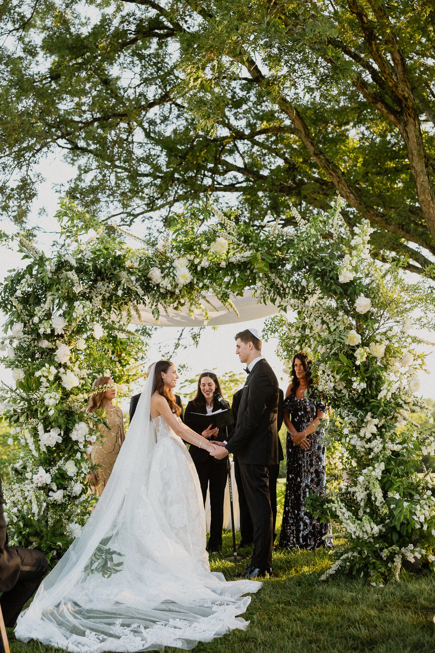 Bride and Groom Saying Their Vows at a Luxury Destination Wedding Planned by Faith Ferguson Productions