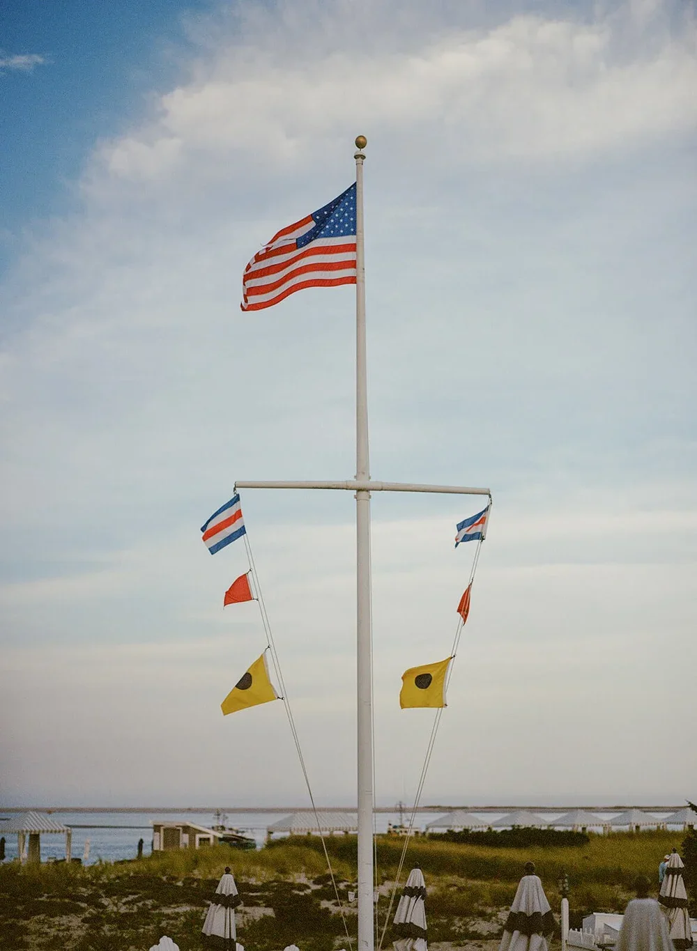 Flag Pole at Chatham Bars Inn on Cape Cod