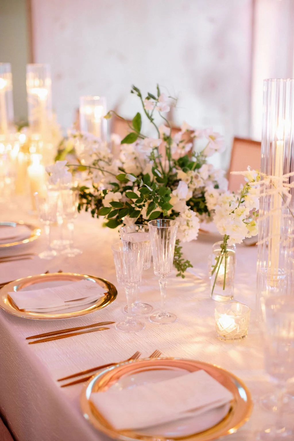 Tablescape at a Luxury Wedding Planned by Faith Ferguson Productions