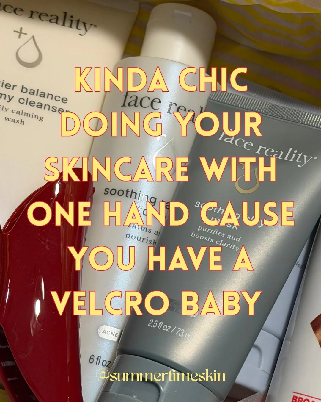 My definition of chic is broad 😚

esthetician | skincare | kinda chic | face reality | tonesmart | skin better | virtual esthetician | sunscreen | mom life | skincare routine | night routine | morning routine