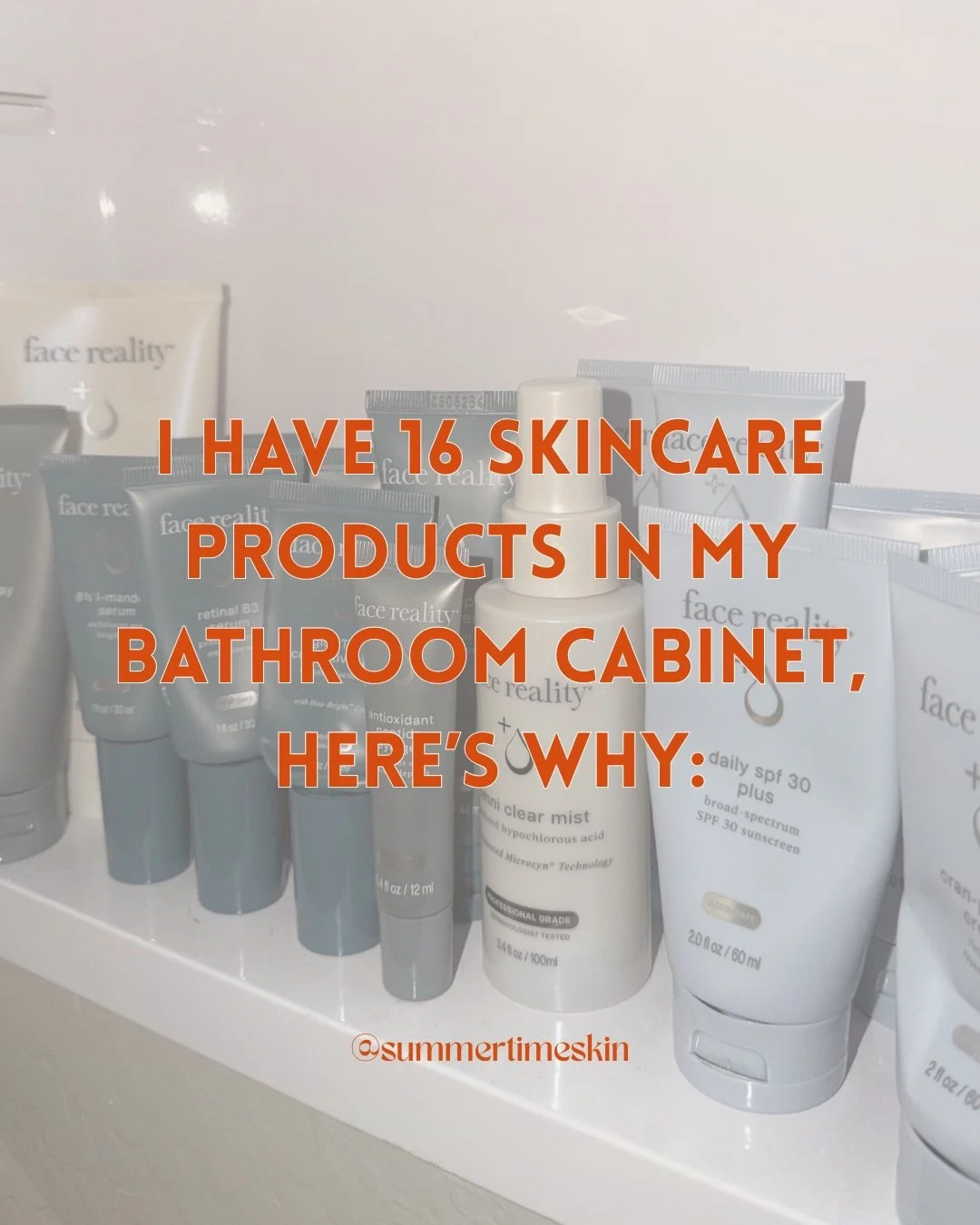 Seems a little excessive doesn&rsquo;t it? Or maybe it&rsquo;s not??

Everyone is different, and so is their skin. 

That&rsquo;s where I come in: to customize a personal routine that fits your preference, your lifestyle, and most importantly&hellip;