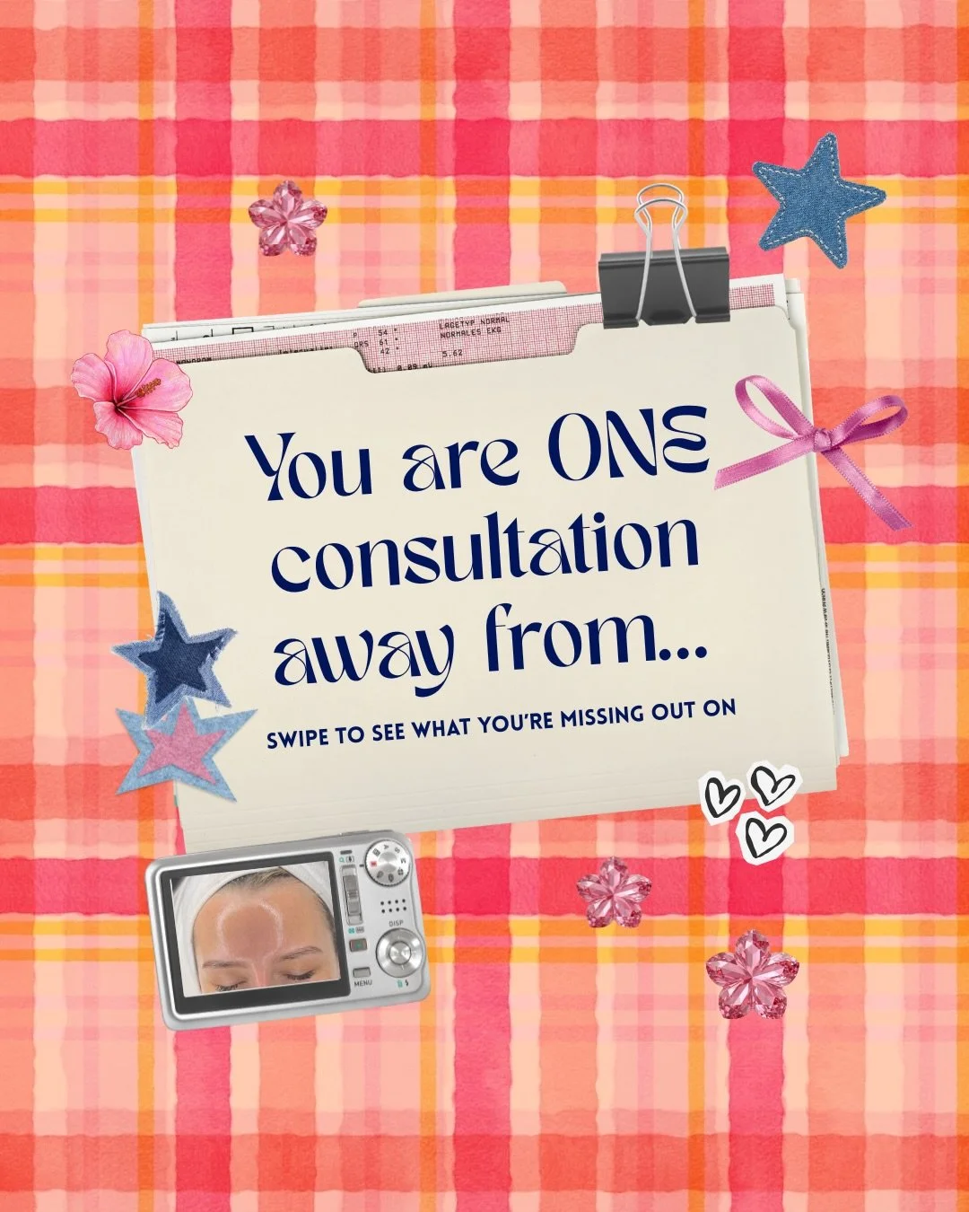 A consultation with me is SO much more than JUST being told what products to use 

This is what we talk about during your consult: 

🌟Your current + past skin concerns
🌟Review of your skincare products + ingredients
🌟Identifying potential acne tri