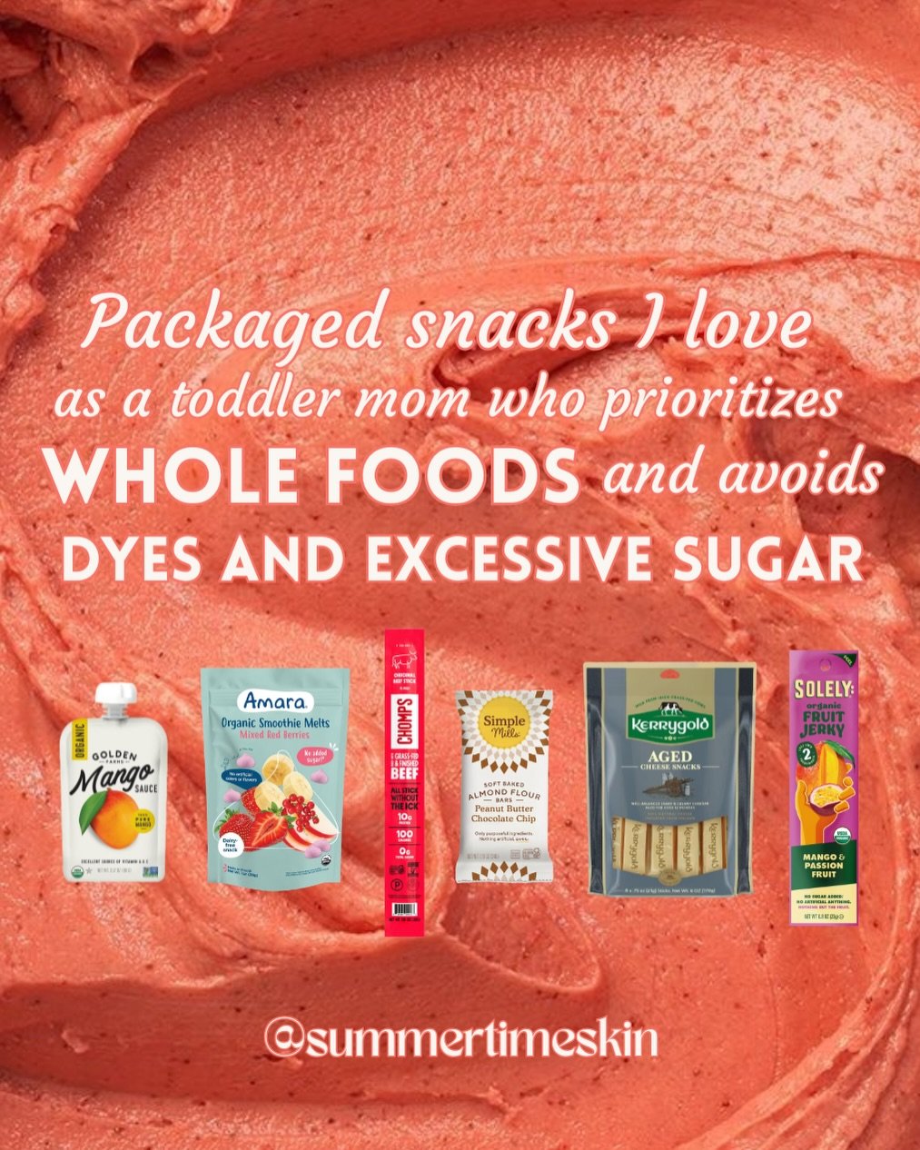 All moms can relate to the feeling of wanting better for your kids! It&rsquo;s important to me that I pass on my good habits and lifestyle choices to my daughter 🧚🏻&zwj;♀️

These are some of our favorite packaged snacks for on the go! We buy most o