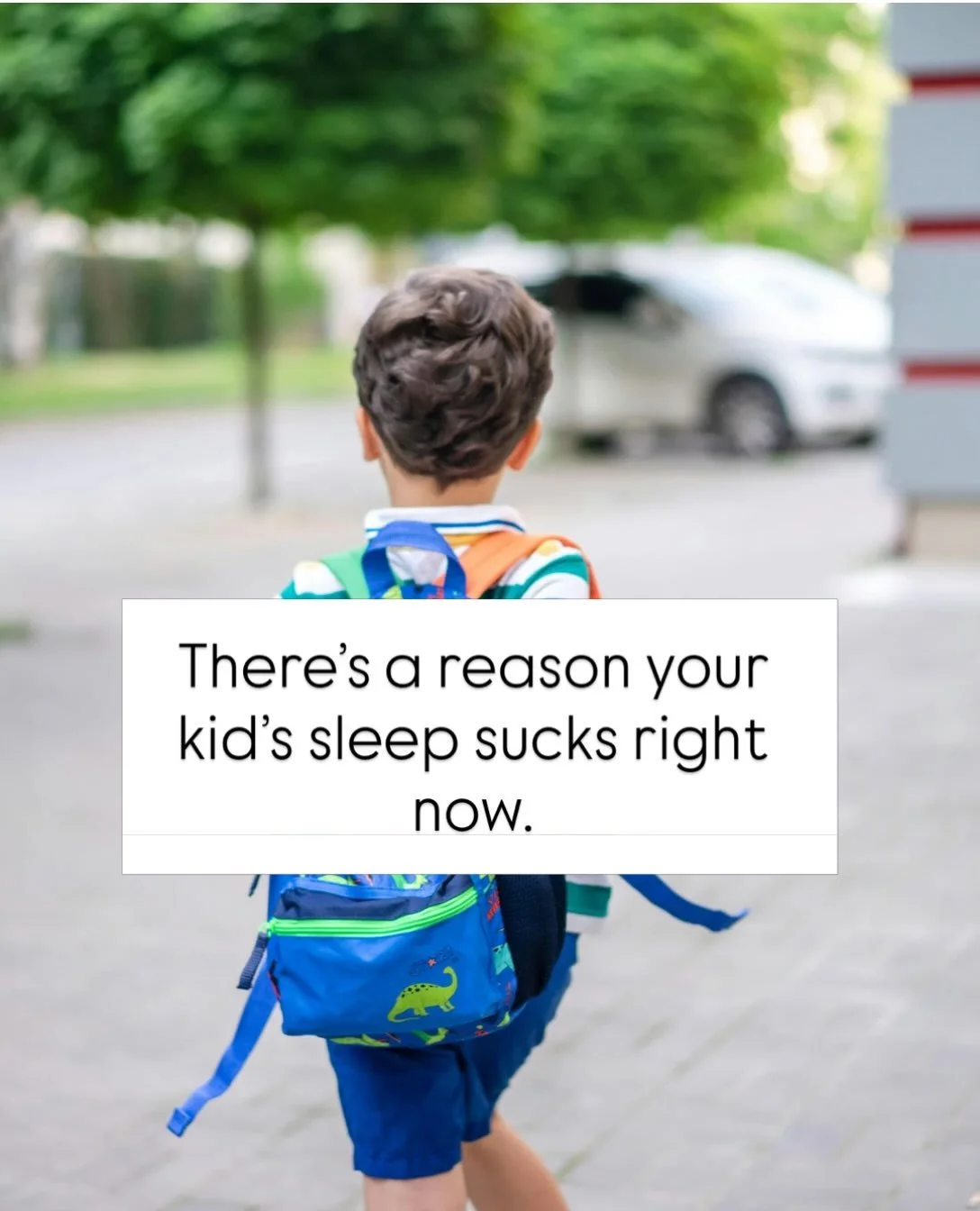 Going back to school can be such an adjustment. Here&rsquo;s why that happens and how to support your kiddo through this transition so that sleep and life can get back to normal soon. 

if you&rsquo;re thinking that sleep wasn&rsquo;t all that good e