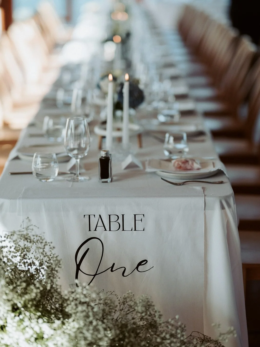 Need table number inspo? ✨

We&rsquo;re obsessed with linen table numbers for adding that soft, elevated touch to your wedding styling. Simple and beautiful 🤍

#wedding #weddinggoals #weddingdecoration