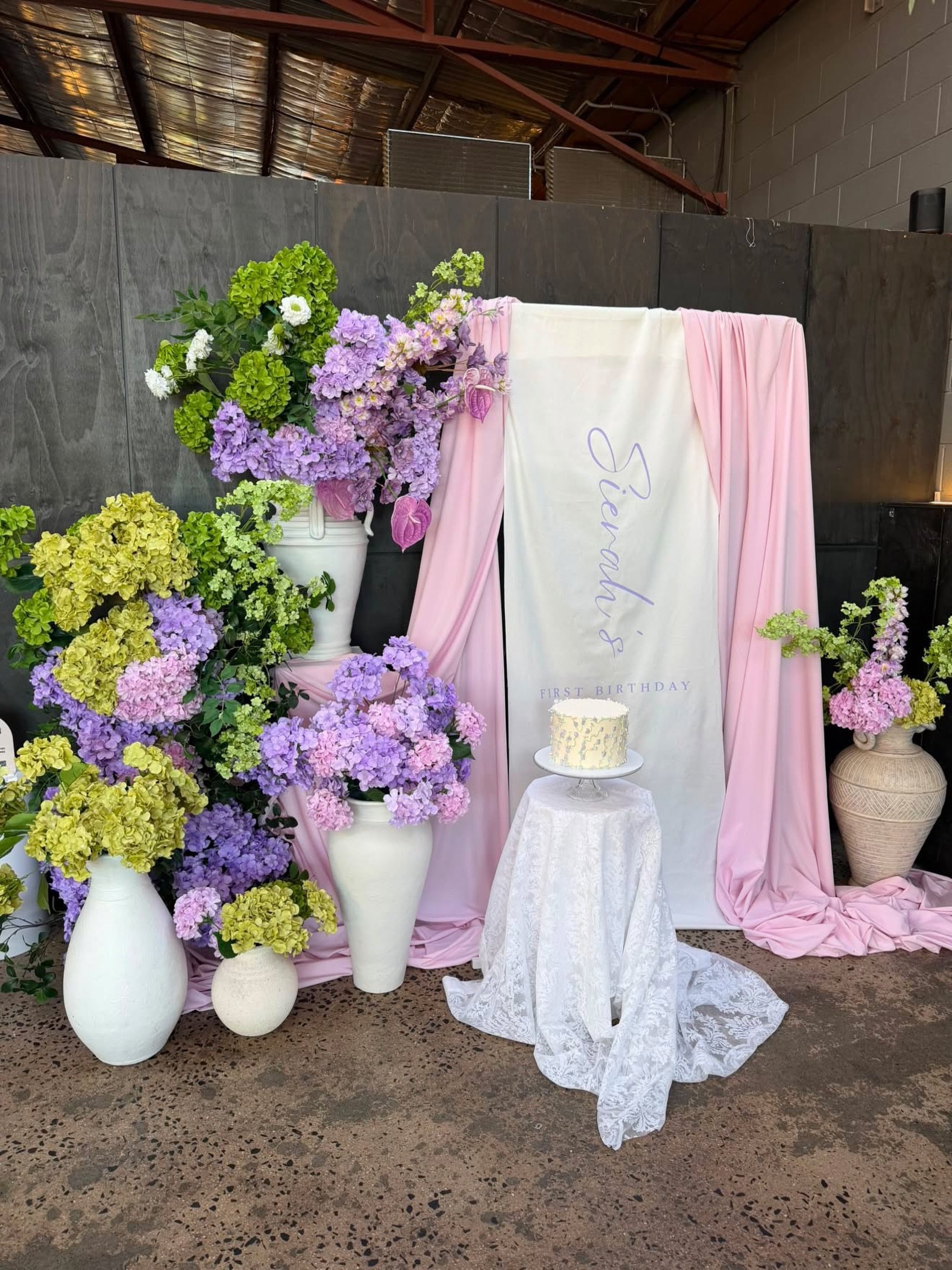 A sweet little moment for a very special first birthday. 💜 We loved creating this sign!

Thoughtfully designed, handcrafted, and made to be part of your most special moments.

Styling: @stylenin.events