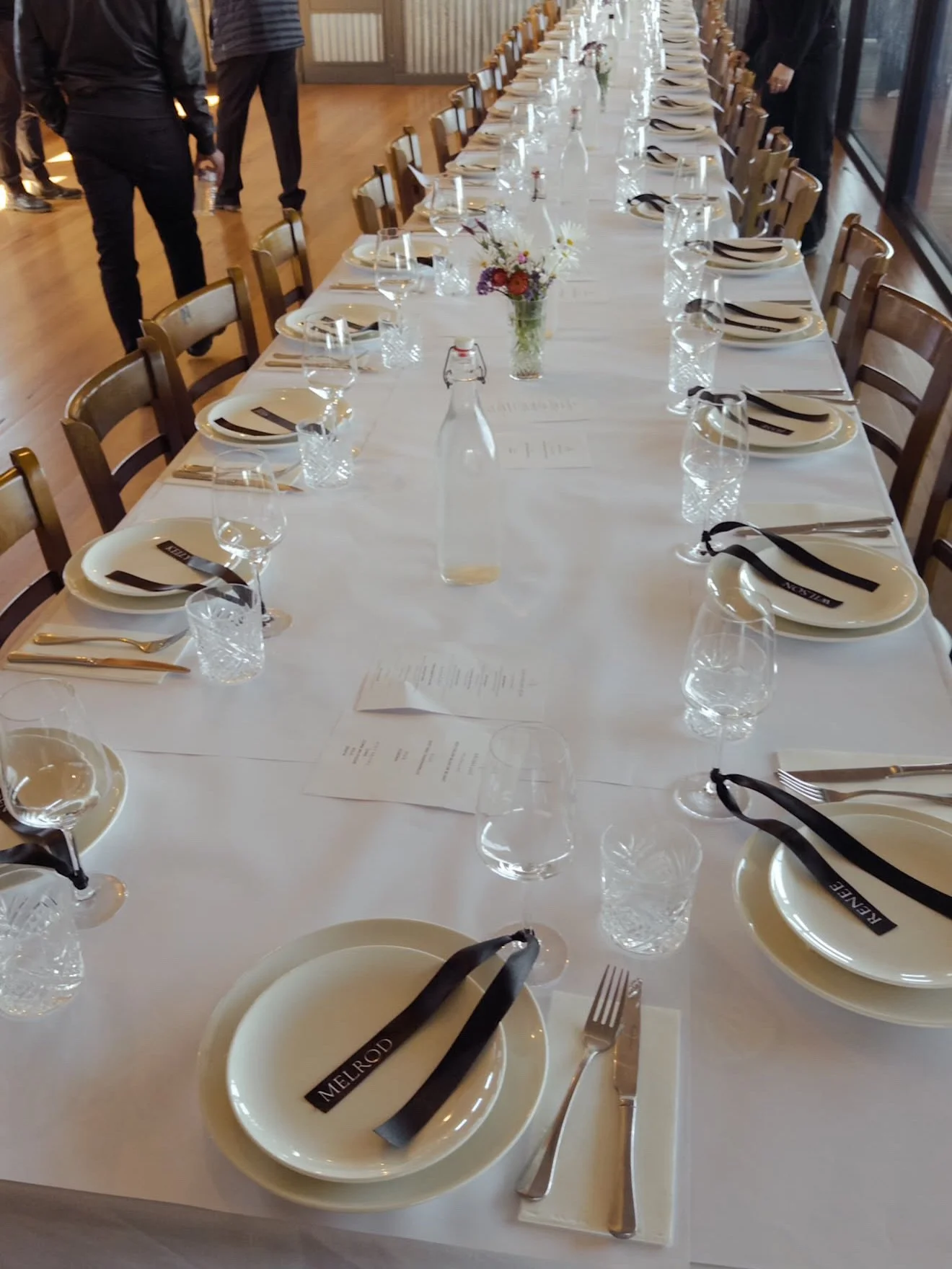 Did you know we can personalise your place settings too? 🖤

From sweet little name ribbons to personalised details for each guest, we can create something to make your tables feel extra special.

Have an idea in mind? Send us a message and let&rsquo