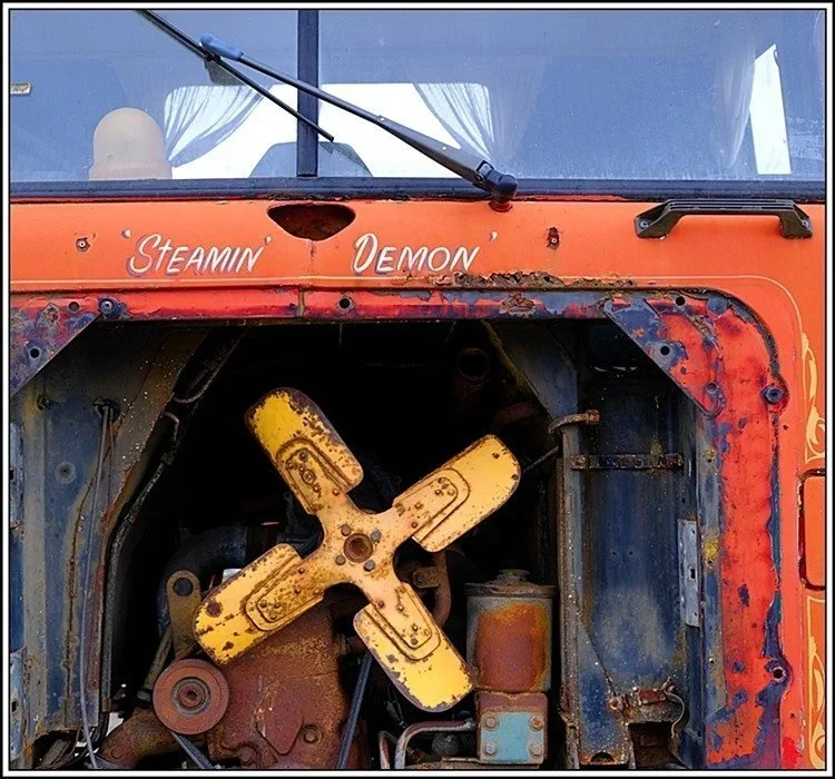 ANTIQUE TRUCKS - WILLOW COURT, NEW NORFOLK TASMANIA