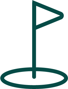 Indoor golf practice and play at ALIGN Golf Studio