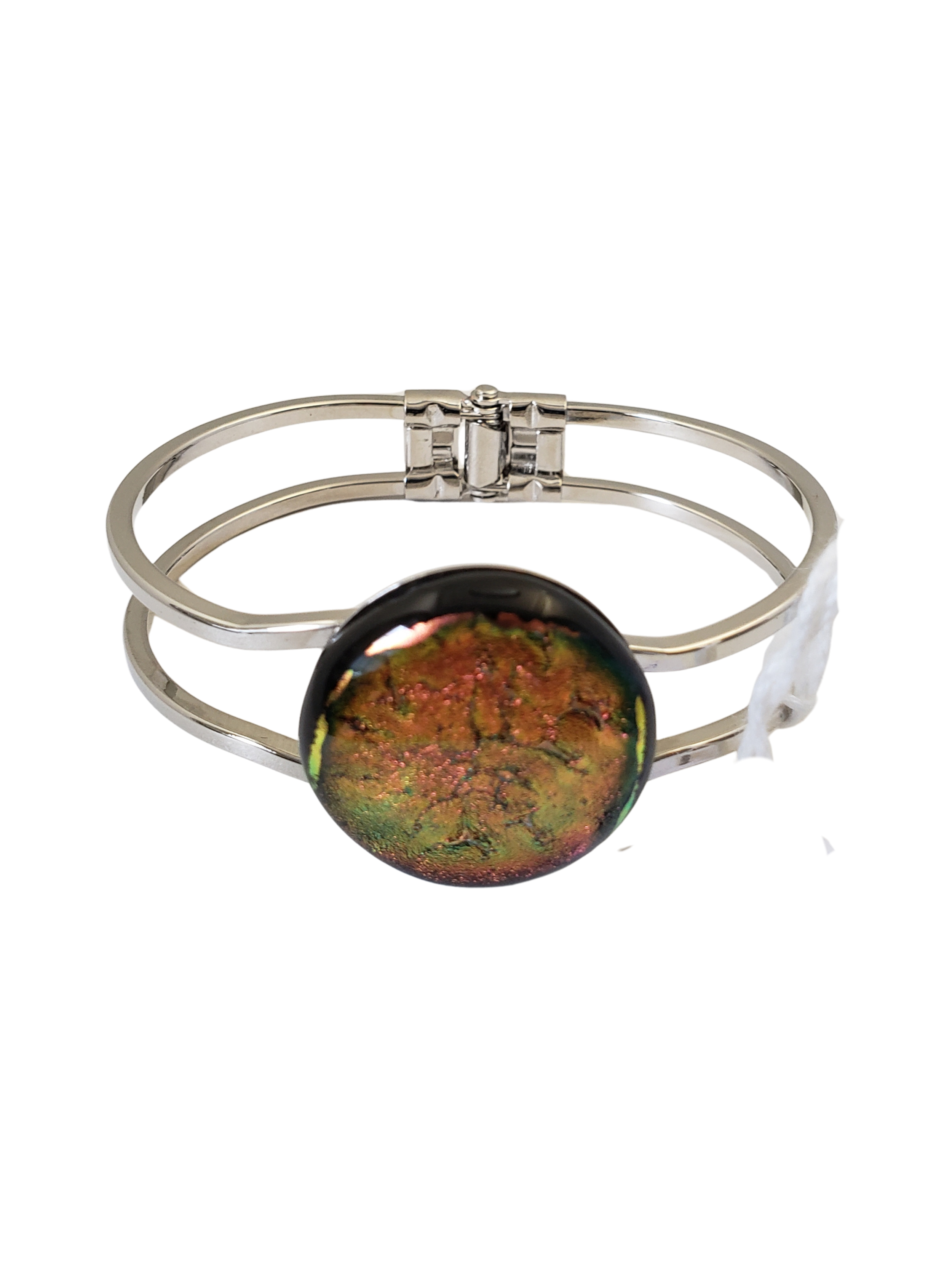 Gold Dichroic Cuff Bracelet