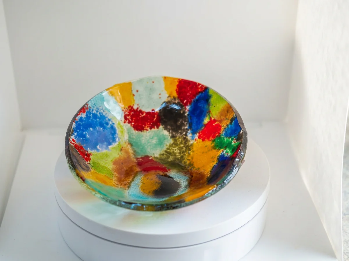 Multicolour Spots Dish