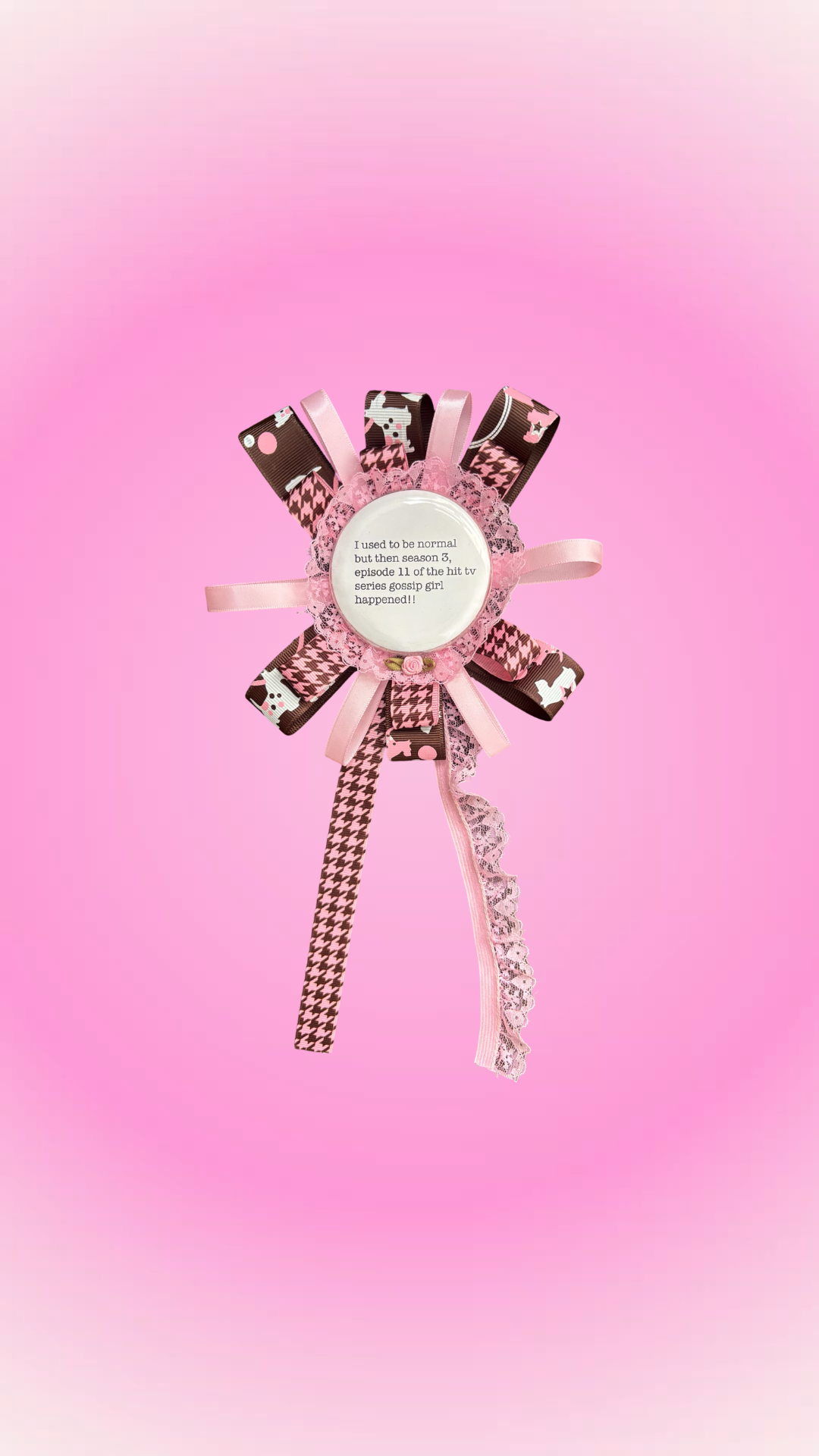 xoxo prize ribbon