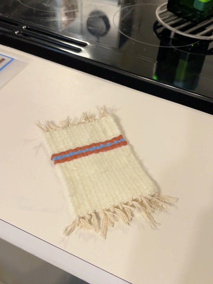 Mug rugs ☕️ or plant mats 🪴 or coaster weavings 🧶 &hellip; call it what you want! I&rsquo;ll be making more though and they&rsquo;ll be available at the shop and around town (more on that soon). 
#tinyweavings #mugrugs #cutesmallthings #arkansasart