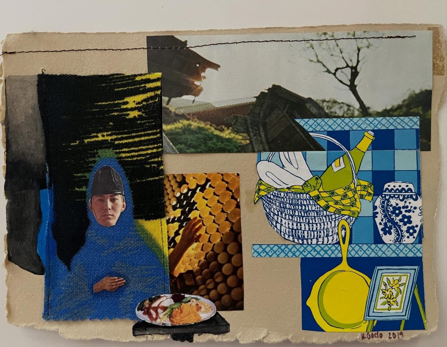 Collage on paper
Mixed media
2019
#arkansasartist #smallworksonpaper