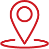 Map pin icon indicating location