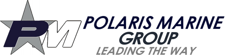 Polaris Marine Group logo featuring a stylized star and the text 'Polaris Marine Group Leading the Way'.