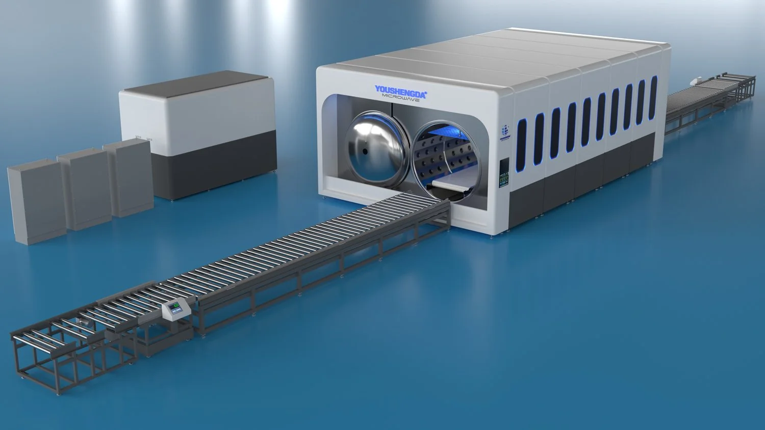 Microwave Vacuum Low-temperature Tunnel Dryer