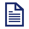 An icon of a document with lines of text.