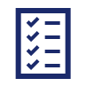 Checklist with five checkmarks