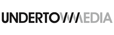 Undertow Media logo in black and white.