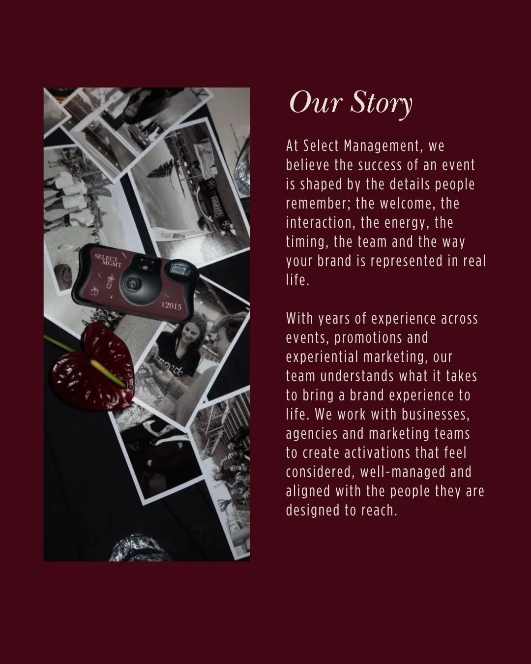 Get to know our story and our why ✨
