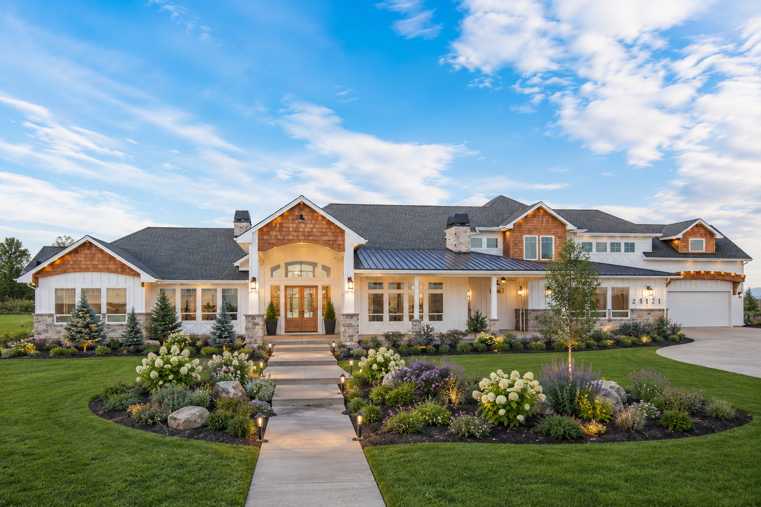 Rustic Wood Farmhouse