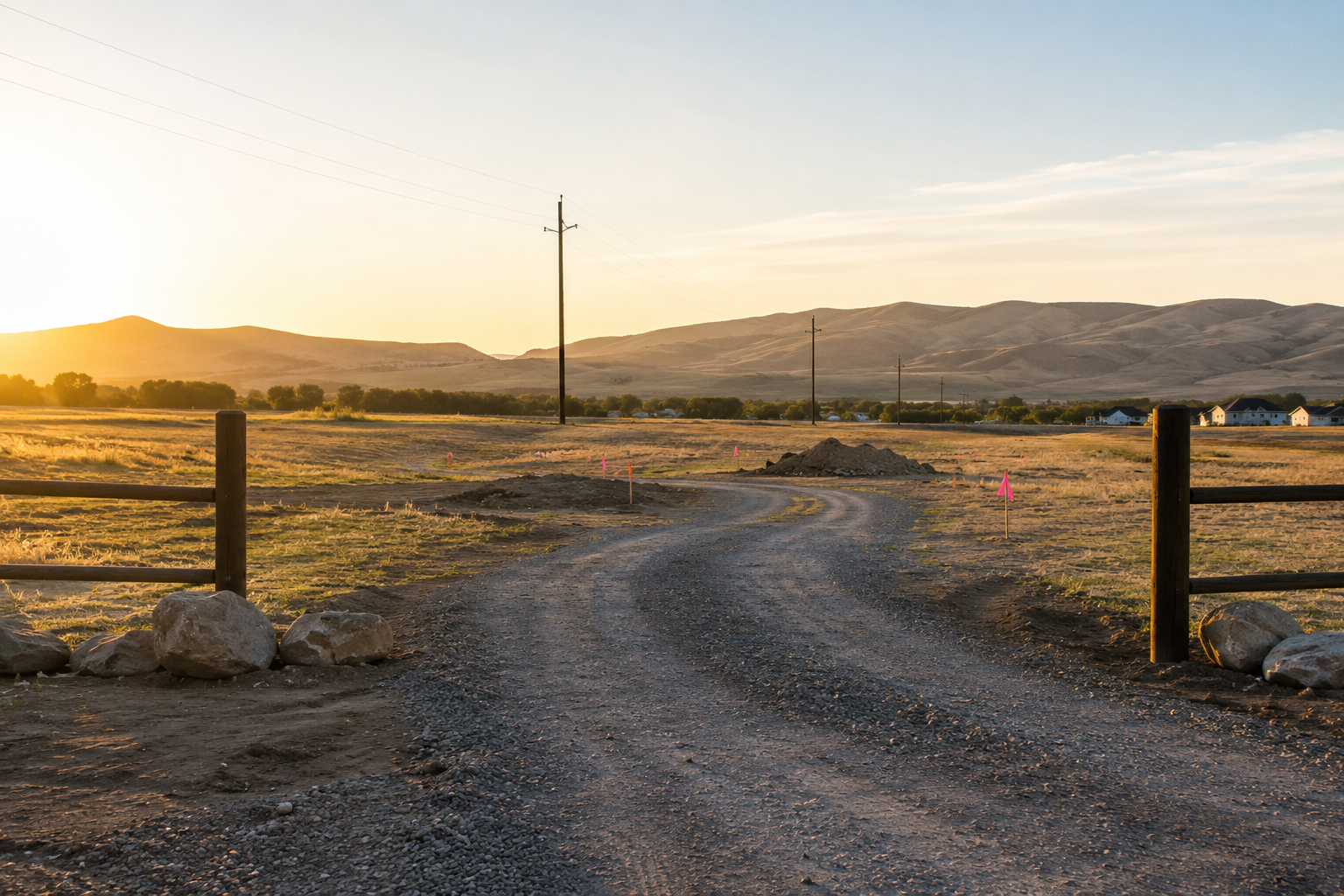 Idaho foothills and rural land near Emmett Idaho