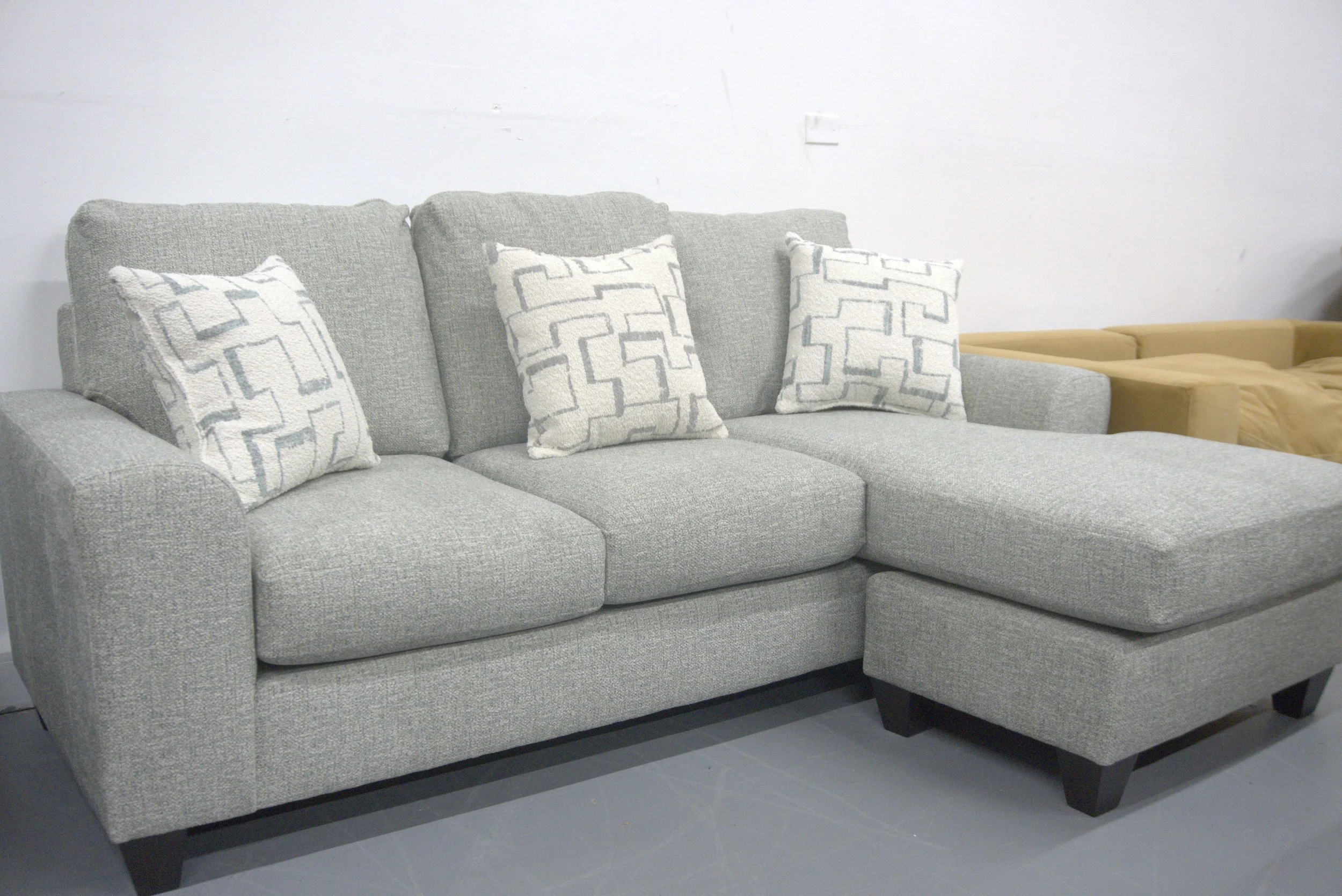 Mint Green Fabric Sectional