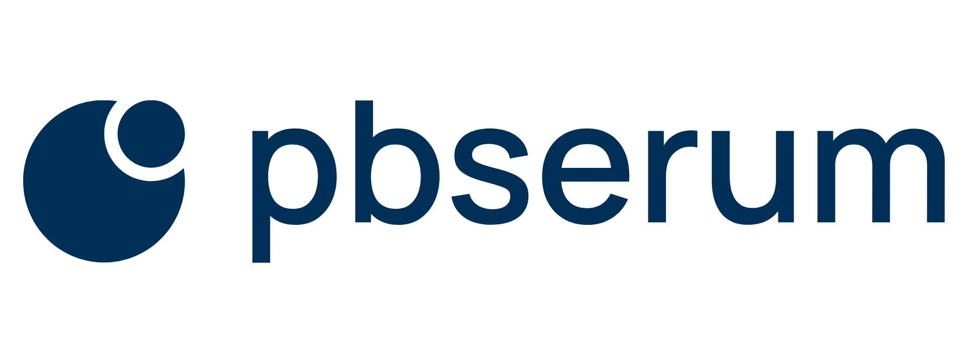 Logo of the company 'pSerum' featuring a stylized droplet and the word 'pSerum' in dark blue.