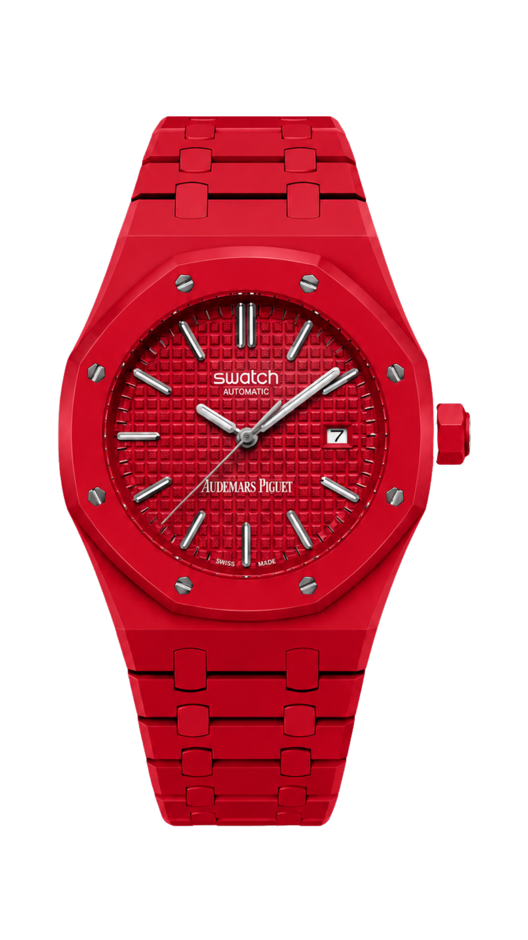 Audemars Piguet x Swatch Royal Oak Red 42mm