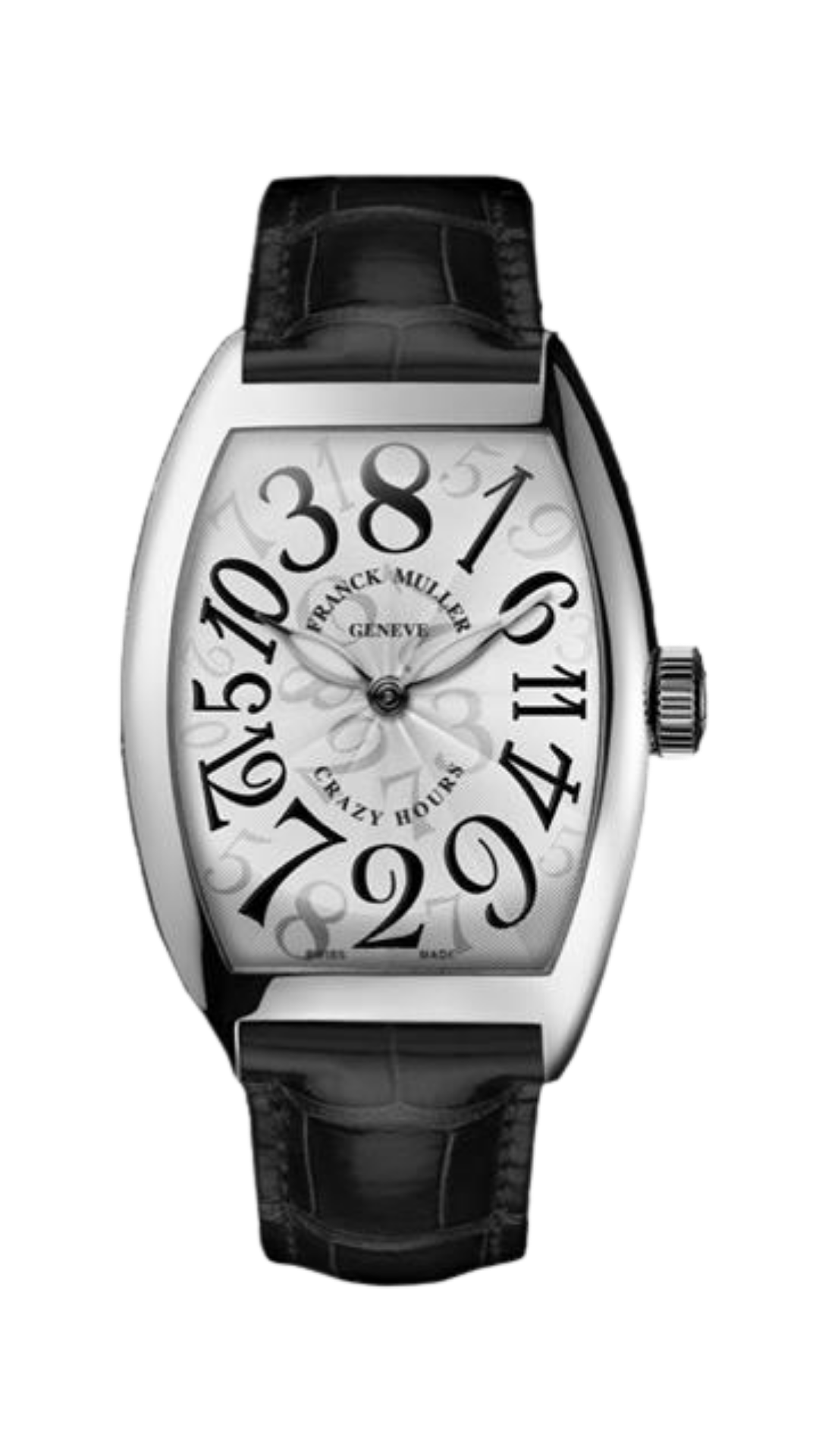 Franck Muller Cintrée Curvex Crazy Hours Silver 39.6mm