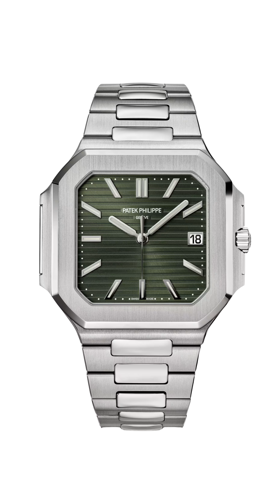Patek Philippe Cubitus 5821/1A-001 Stainless Steel Olive Green Dial 45mm