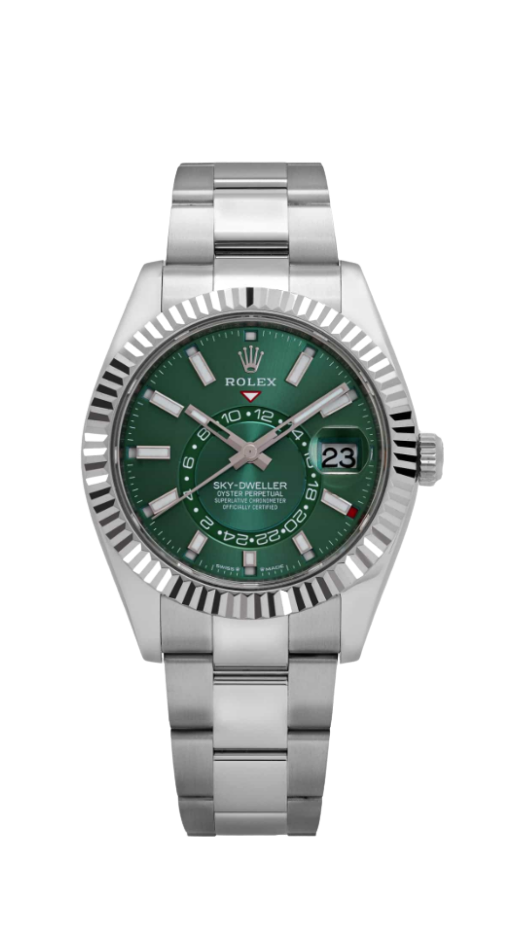 Rolex Sky-Dweller 336934 | Stainless Steel Green Dial