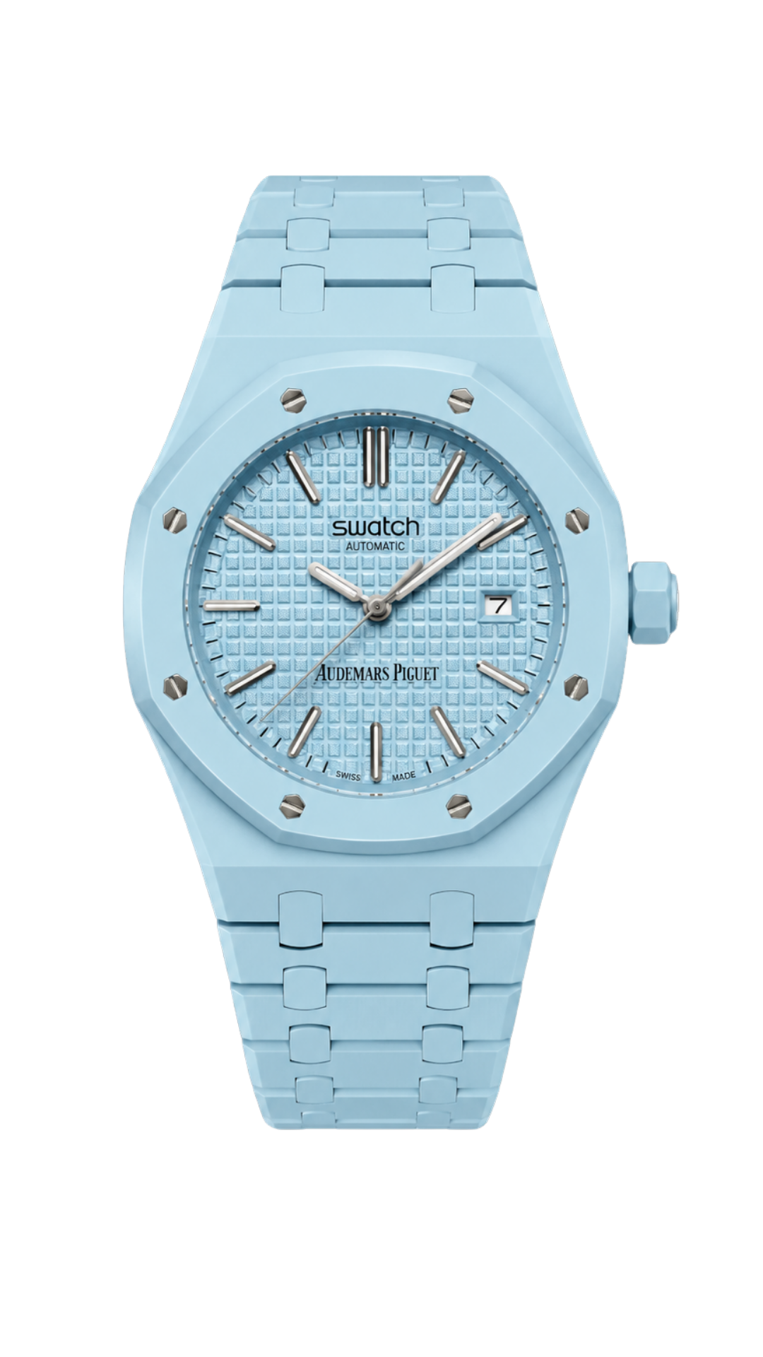 AP x Swatch Royal Oak Royal Pop Light Blue 42mm