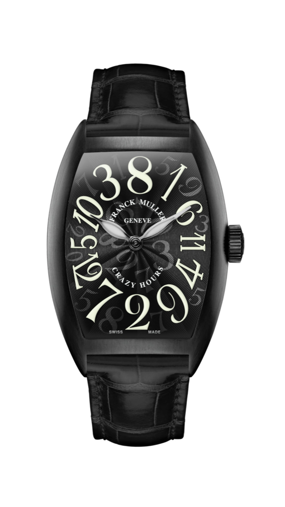 Franck Muller Cintrée Curvex Crazy Hours Black 39.6mm